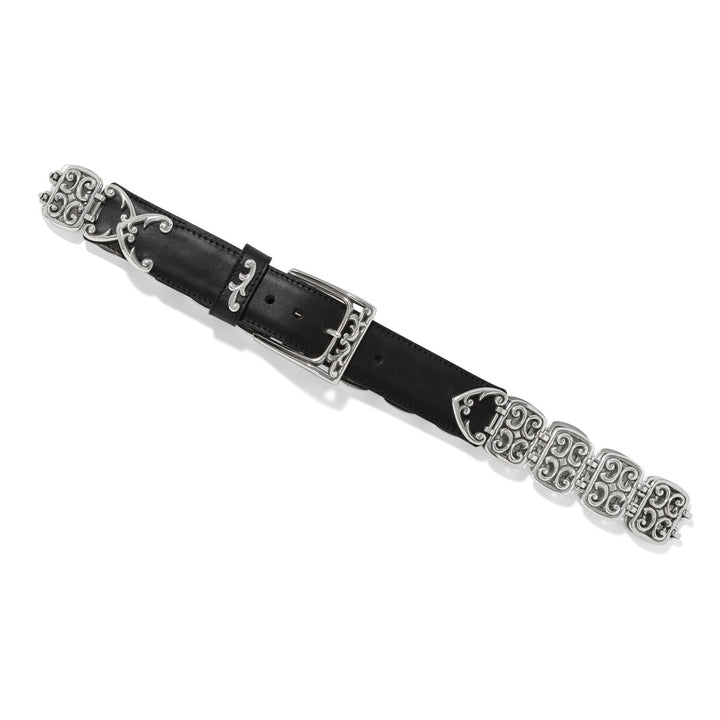 Antique Chain Link Belt - Black - Size MED