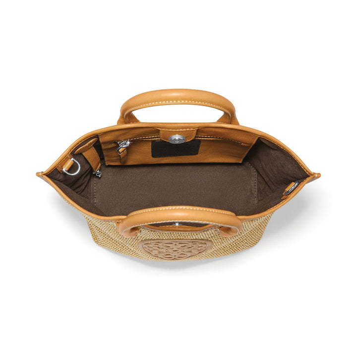 Biancca Medium Straw Tote - Blonde