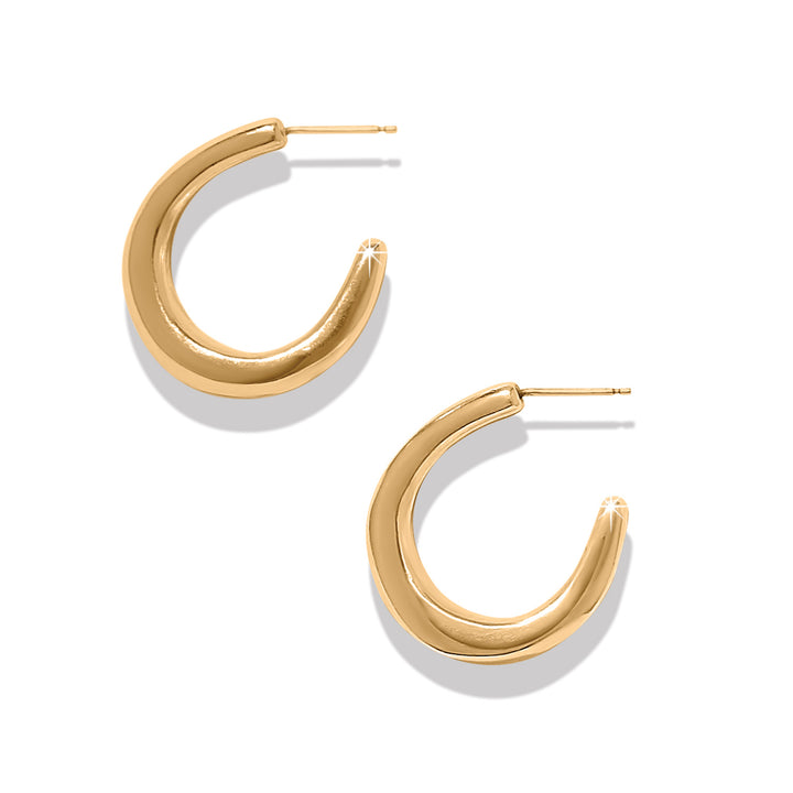 Cascade Rio Hoop Earrings - Gold