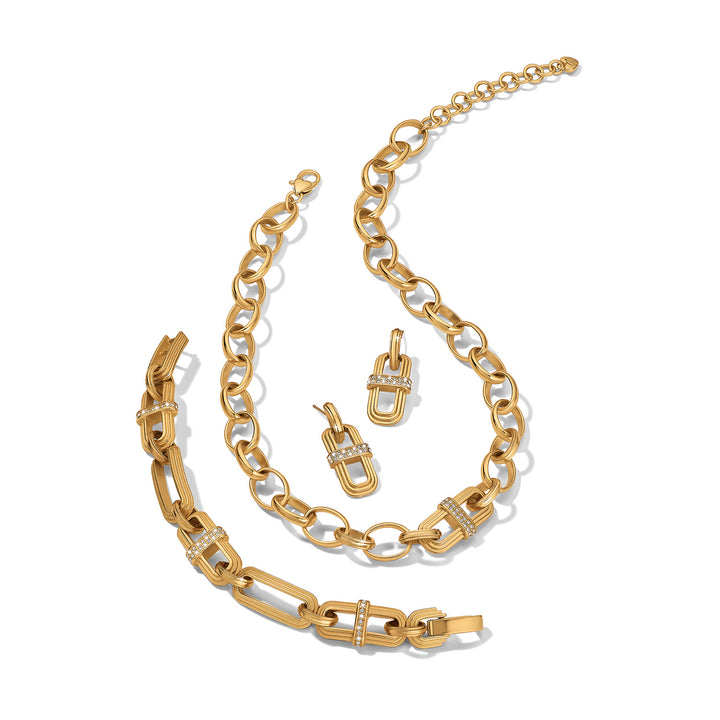 Meridian Aurora Link Short Necklace - Gold