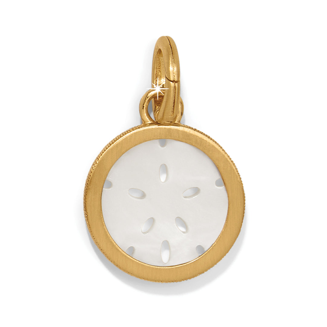 Del Mar Charm - Gold-Pearl