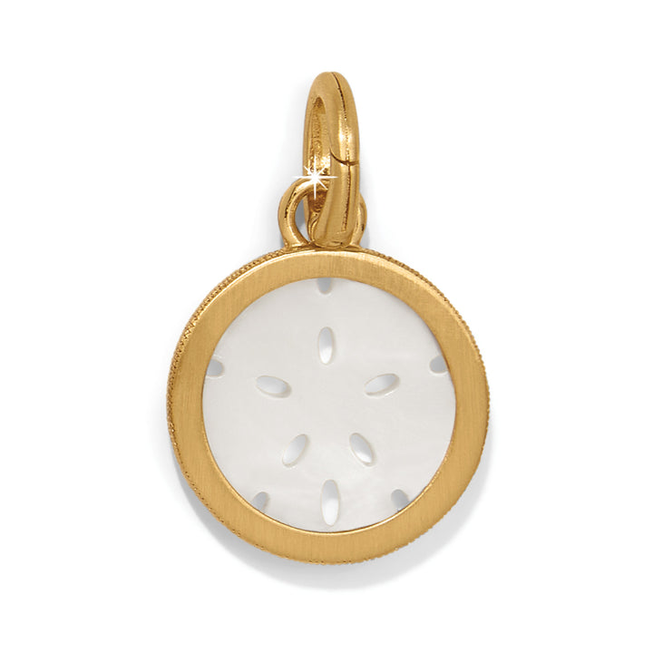 Del Mar Charm - Gold-Pearl