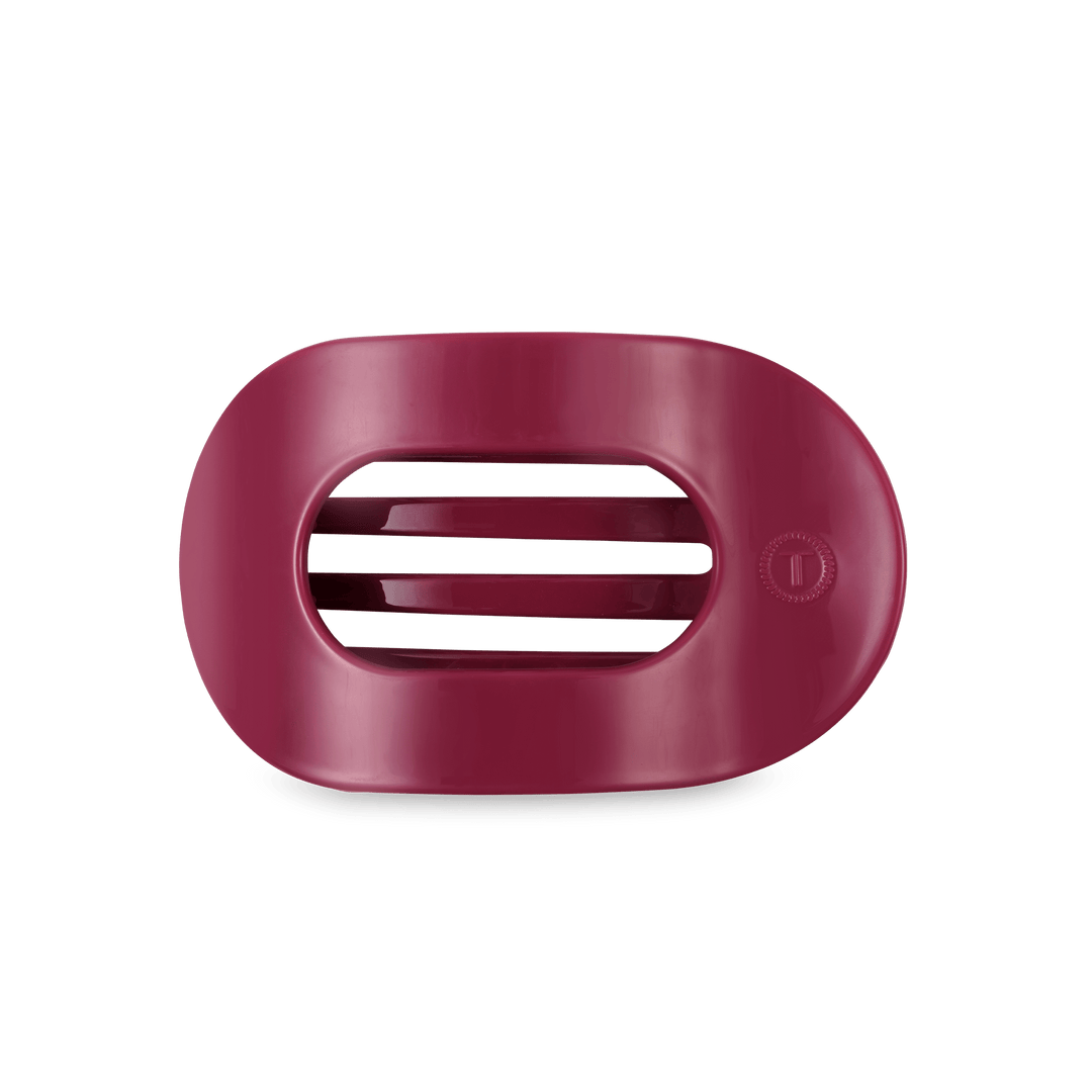 TELETIES MEDIUM FLAT ROUND HAIR CLIP - WILD SIDE