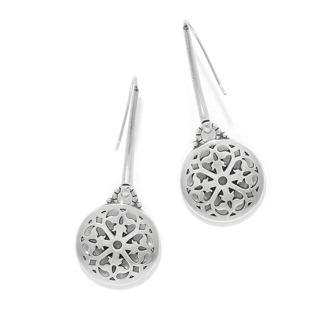 Ferrara Siena French Wire Earrings - Silver