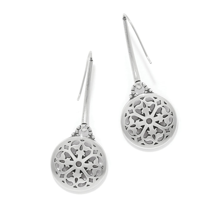 Ferrara Siena French Wire Earrings - Silver