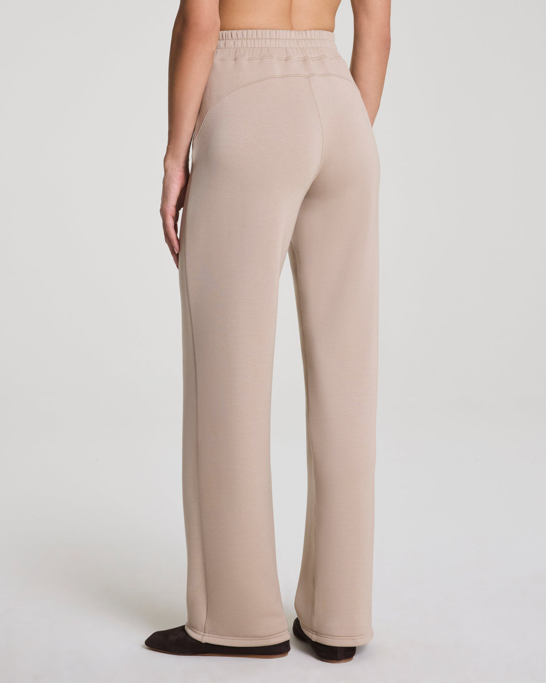 SPANX AIRESSENTIALS STRAIGHT LEG PANTS - DUNE