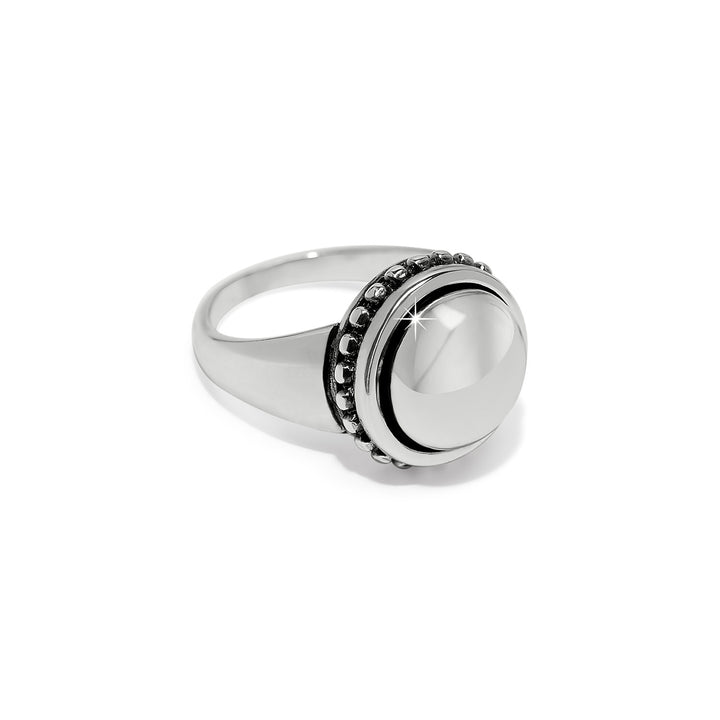 Pretty Tough Bold Stud Ring - Silver - Size 6