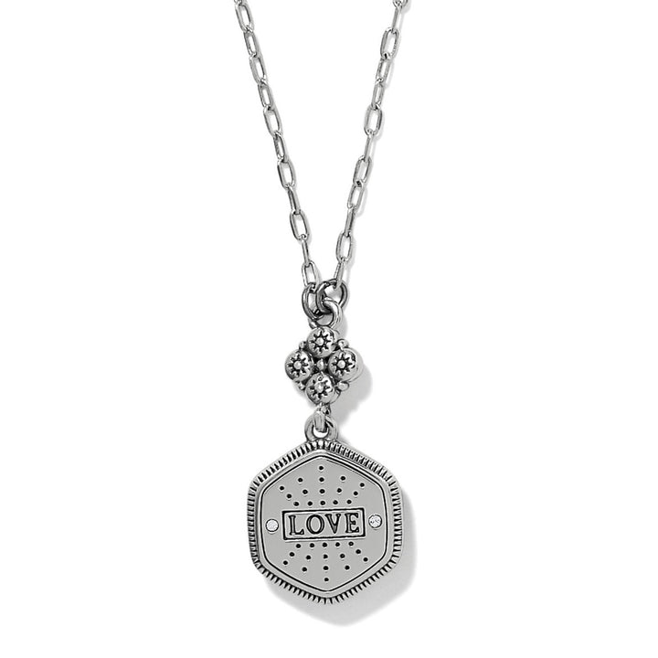 Mosaic Nova Petite Necklace - Silver-Gold