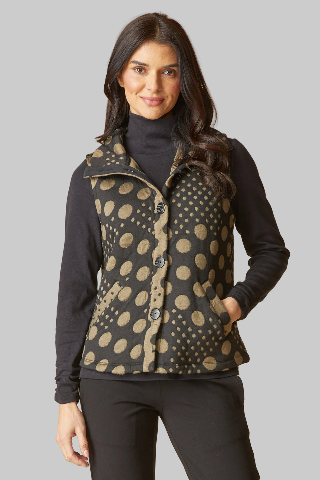 ON THE DOT VEST - UMBER