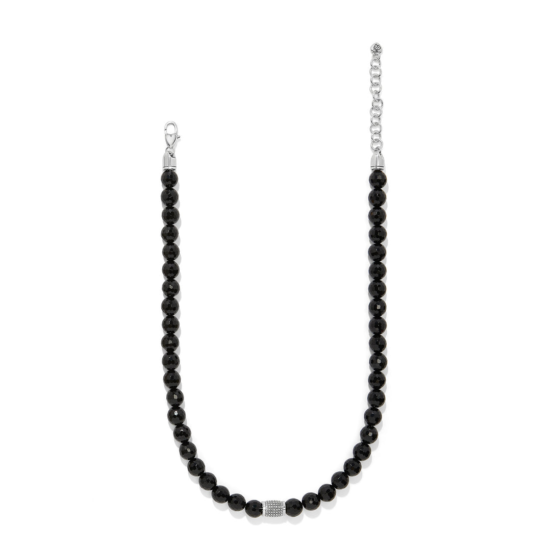 Meridian Solis Bead Necklace - Black