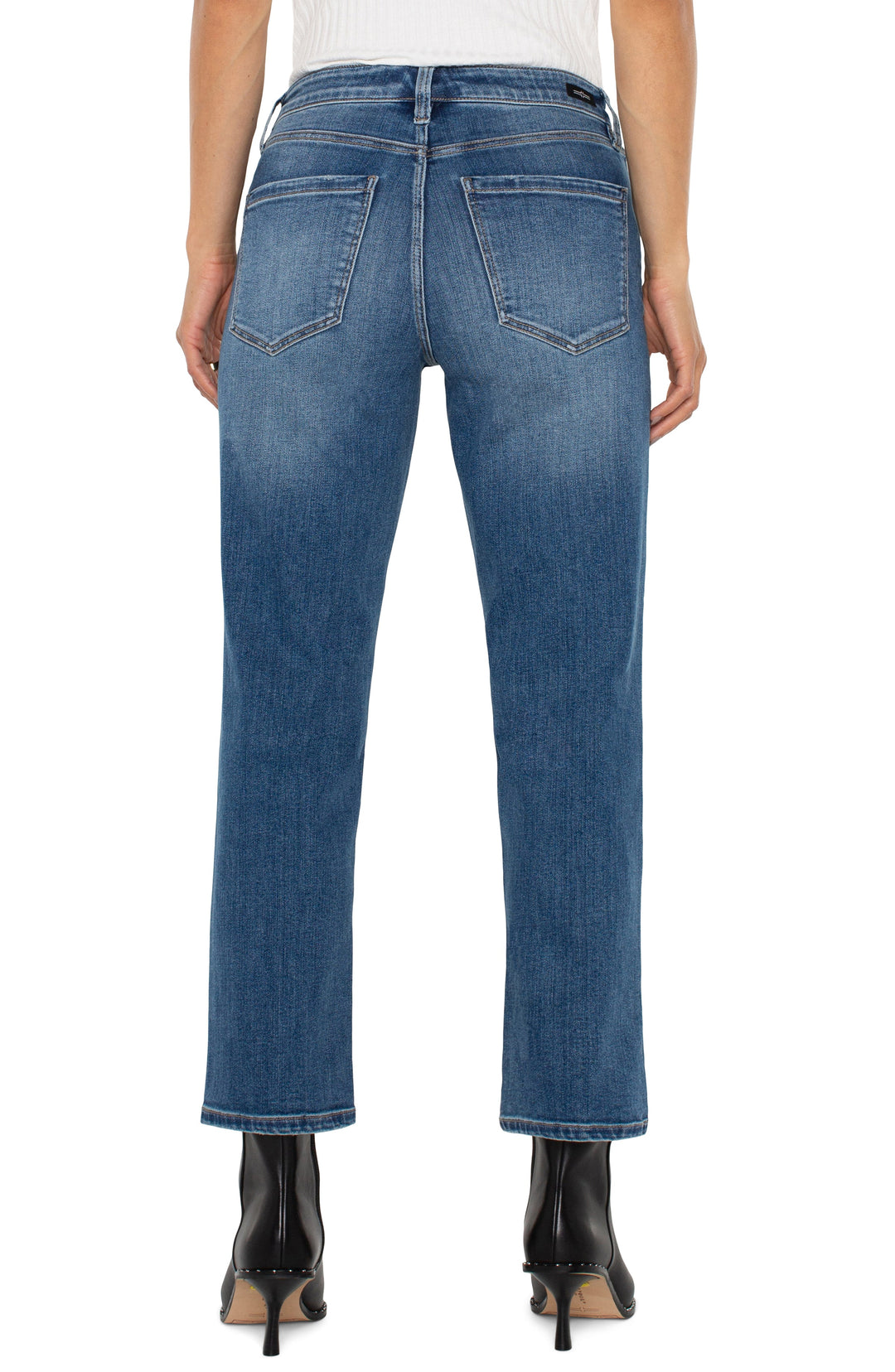 KENNEDY CROP STRAIGHT JEANS 27" INSEAM - MCALLASTER