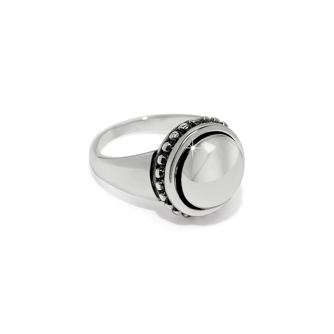 Pretty Tough Bold Stud Ring - Silver - Size 8