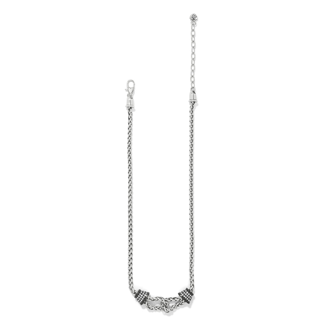 Meridian Ventus Necklace - Silver-Black