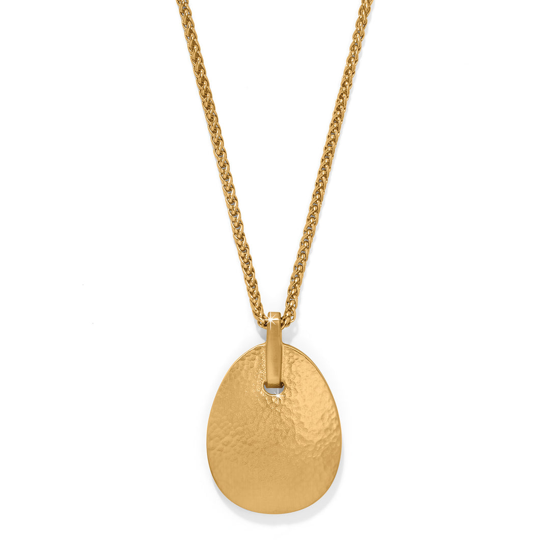 Meridian Orbit Large Pendant Necklace - Gold