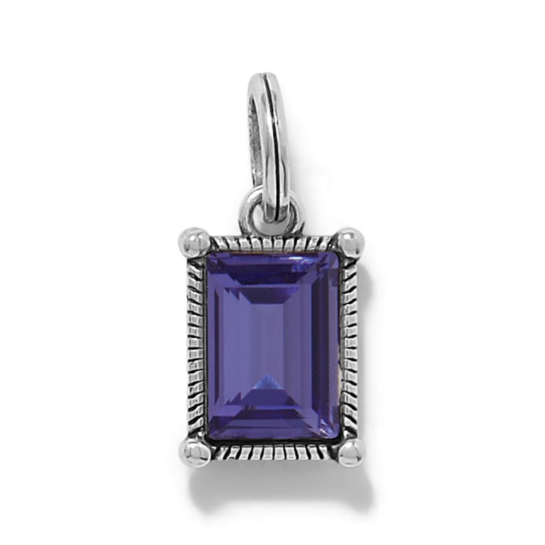 Cristela Amulet - Silver-Tanzanite