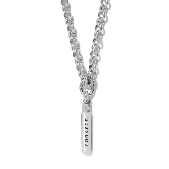 Meridian Grandma Storycatcher Necklace - Silver