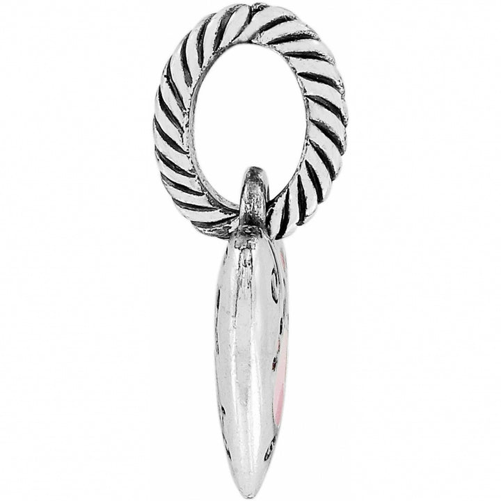 SILVER ENAMEL ABC BABY GIRL CHA - SILVER-PINK