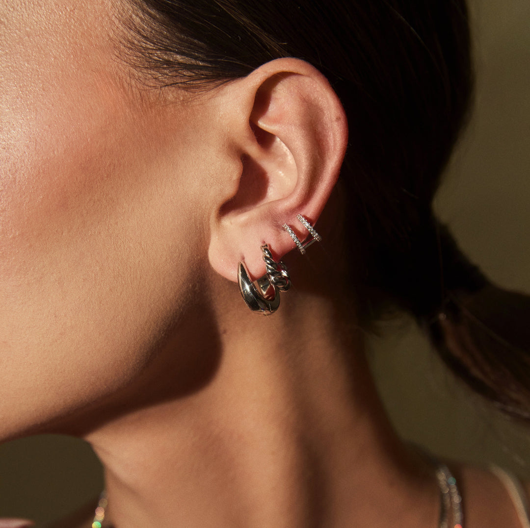 DELANEY HUGGIES - SILVER