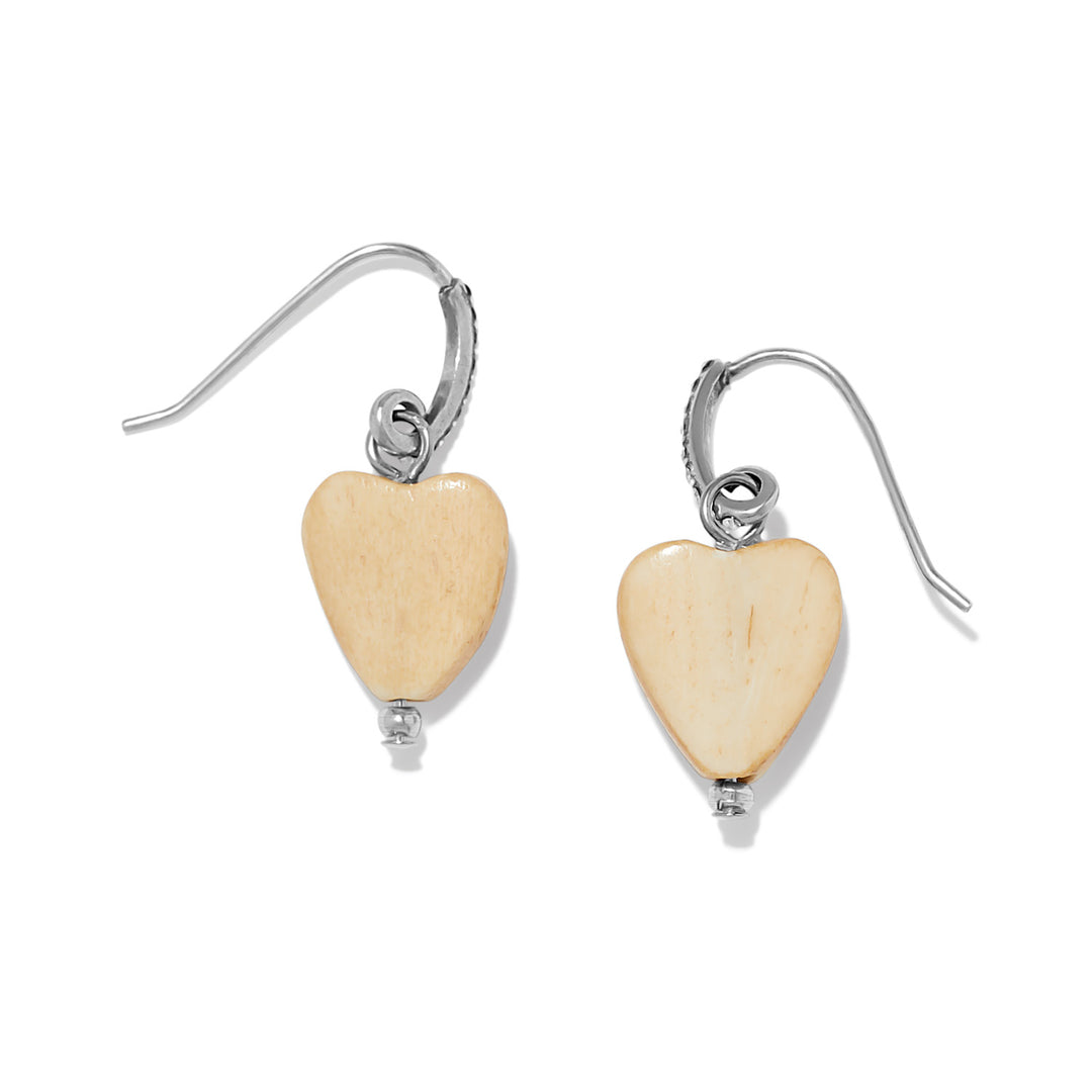 Love Messages I Am Grateful French Wire Earrings - Tan