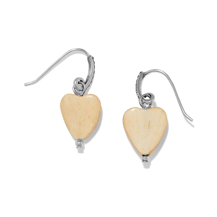 Love Messages I Am Grateful French Wire Earrings - Tan