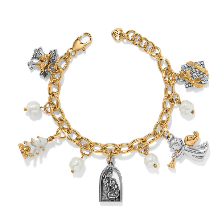 Joyful Season Charm Bracelet - Silver-Gold