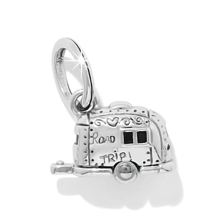 Road Trip Camper Charm - Silver