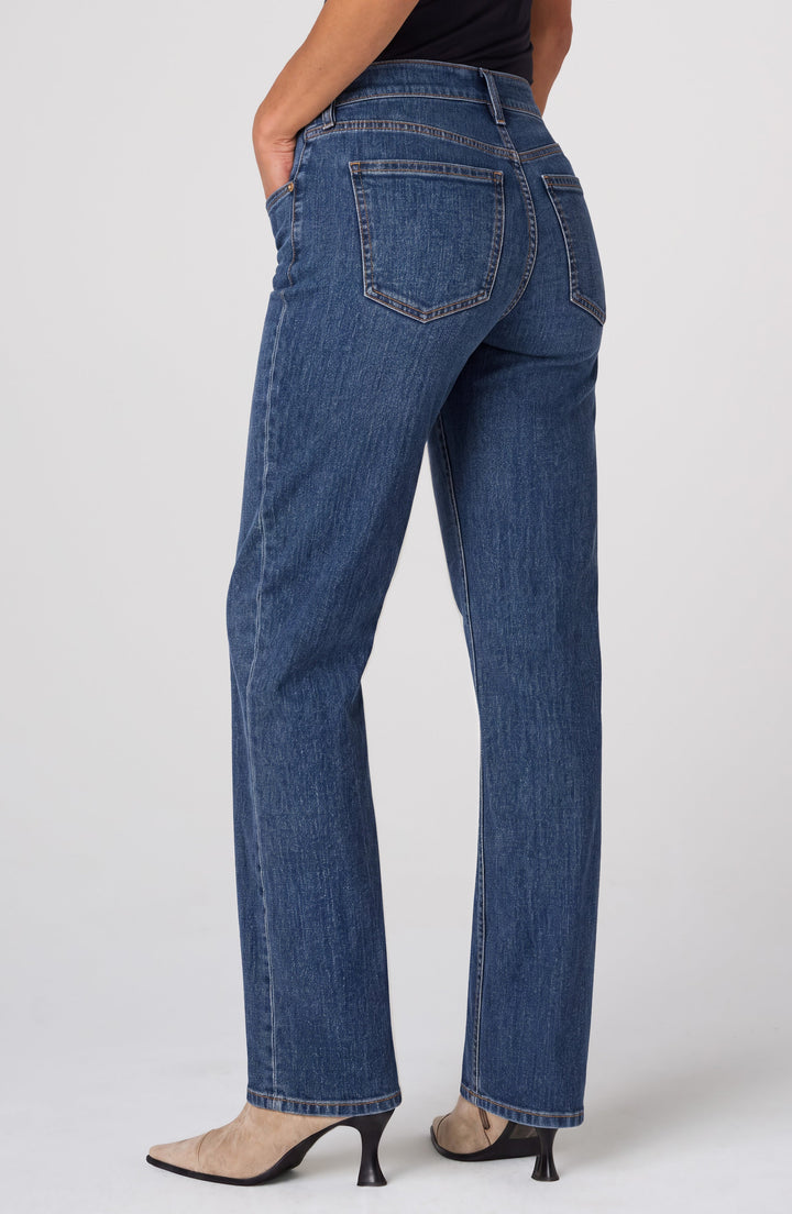 KENNEDY STRAIGHT LEG WITH VERTICAL SEAMING 30 IN INSEAM - LAFAYETTE DARK