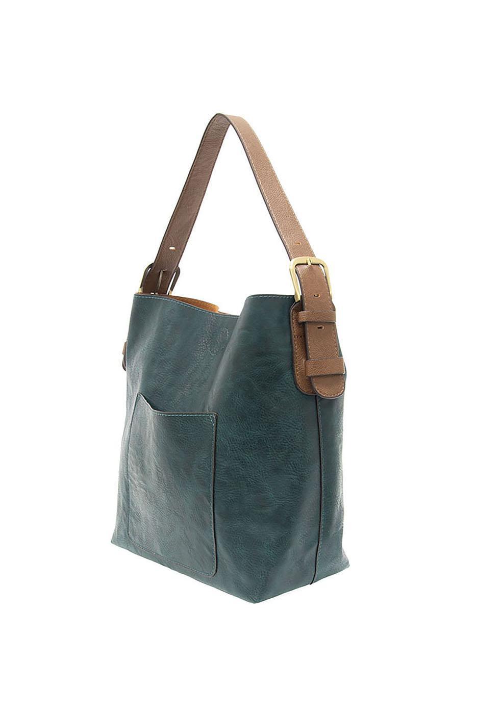 CLASSIC HOBO COFFEE HANDLE HANDBAG - VIVID DEEP TEAL