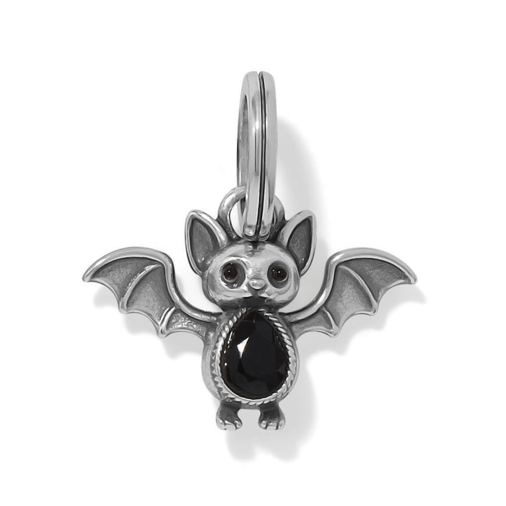 Batty Charm -Silver-Black