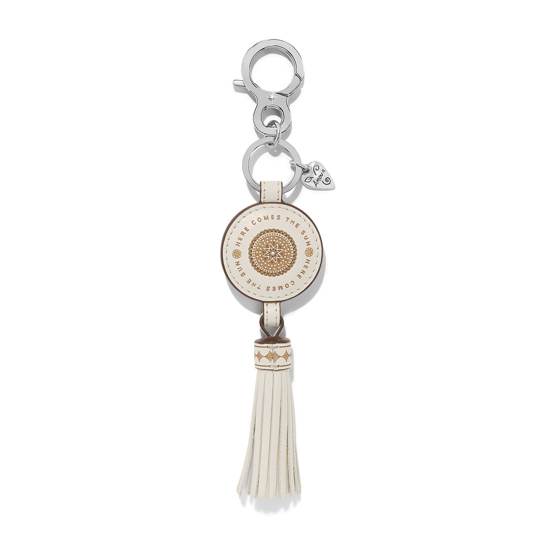 Mosaic Handbag Fob - Shoe White