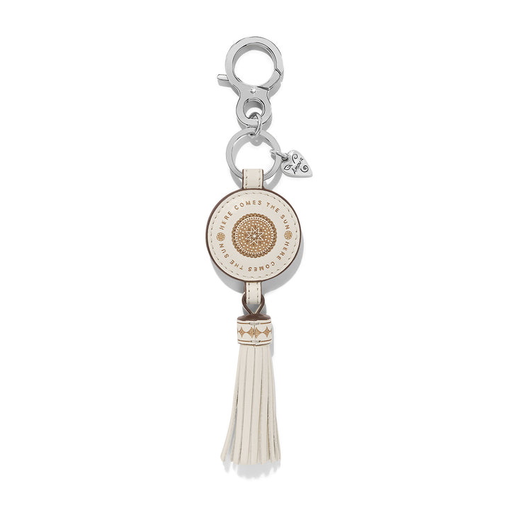 Mosaic Handbag Fob - Shoe White