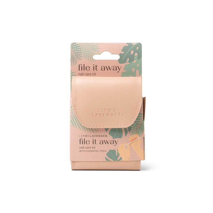 FILE IT AWAY NAIL CARE KIT - PINK