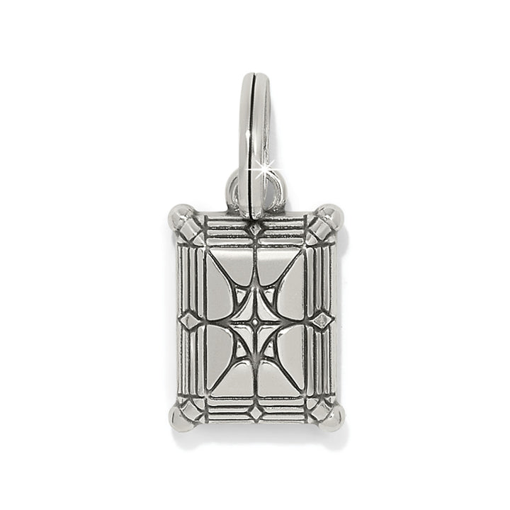 Cristela Amulet - Silver-Light Rose