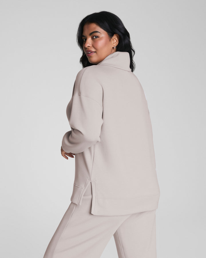 SPANX AIRESSENTIALS TUNIC SWEATER - FRENCH GREY