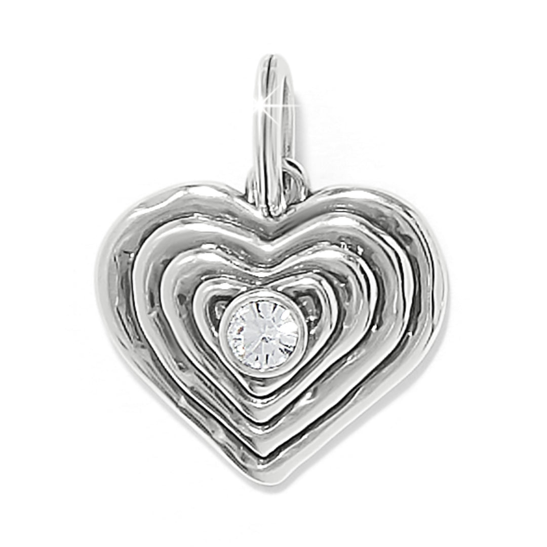 Token Kosmos Heart Charm - Silver