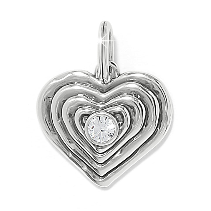 Token Kosmos Heart Charm - Silver