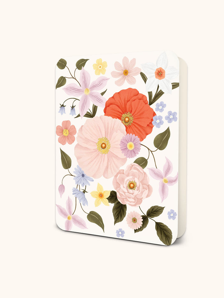 DELUXE GREETING CARD - DELICATE WINDFLOWERS