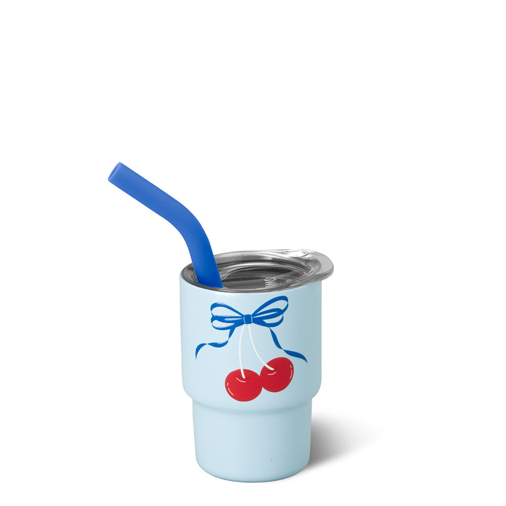 AMERICANA TINY TUMBLER, BOW CHERRY