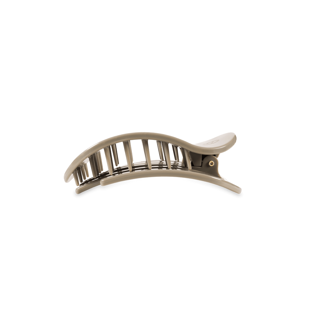 TELETIES SMALL FLAT ROUND HAIR CLIP - SAGE IT AIN'T SO