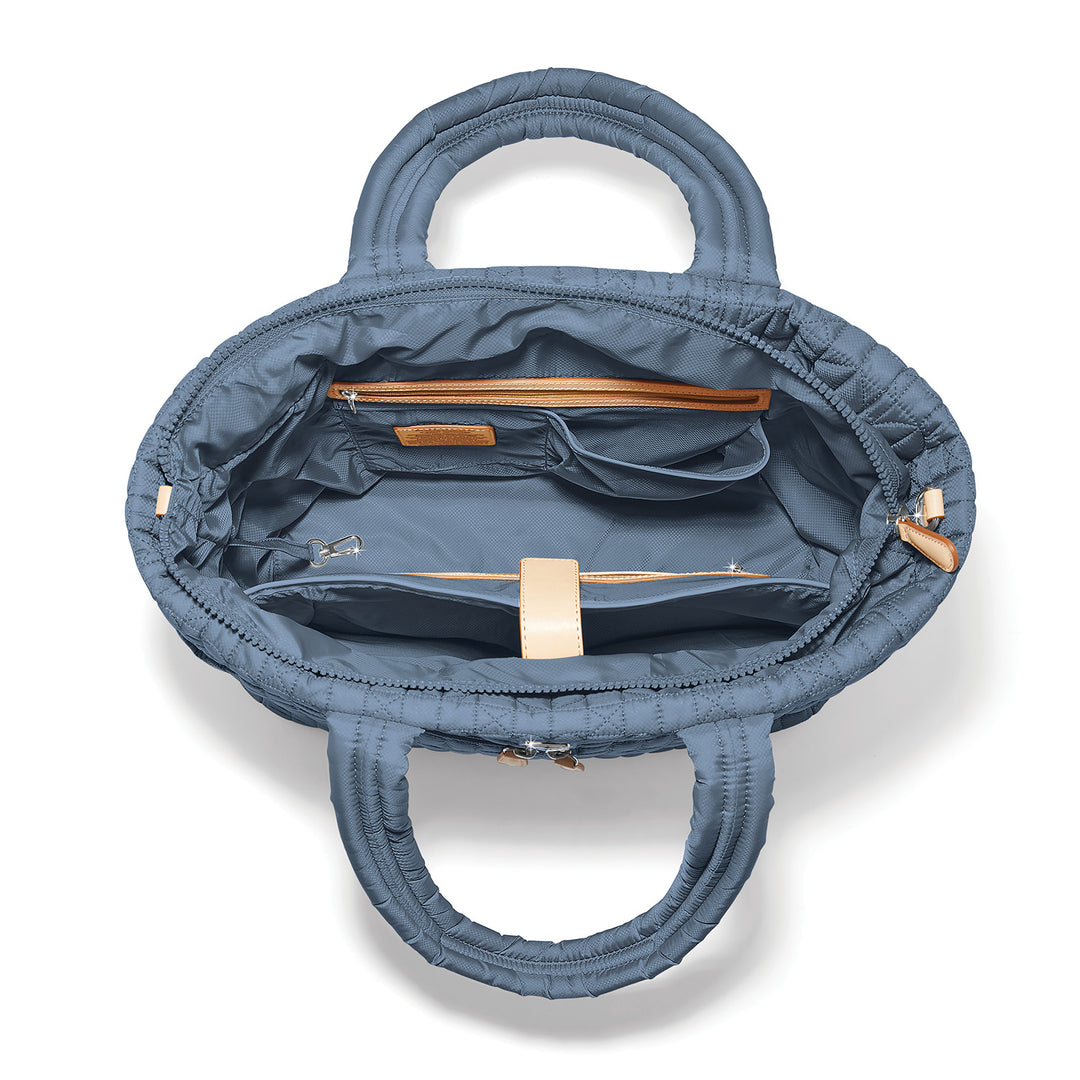 Amara Large Tote - Powder Blue