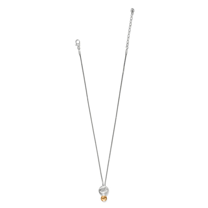 Cascade Drops Necklace - Silver-Gold