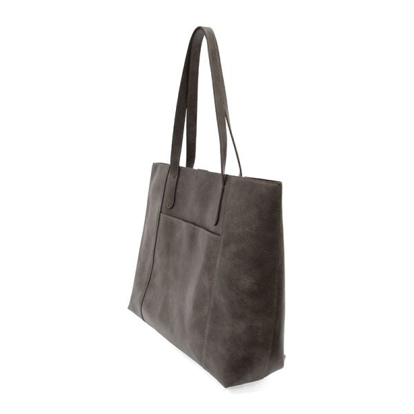 SONDRA LAPTOP TOTE - TAUPE