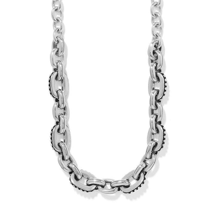 Pretty Tough Link Necklace - Silver