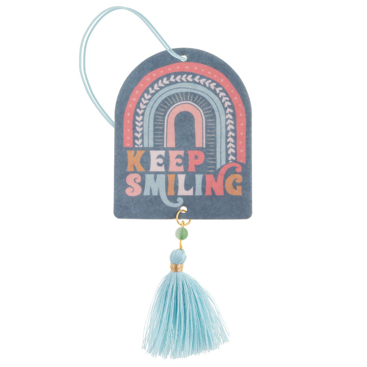 S/2 AIR FRESHENERS - KEEP SMILING