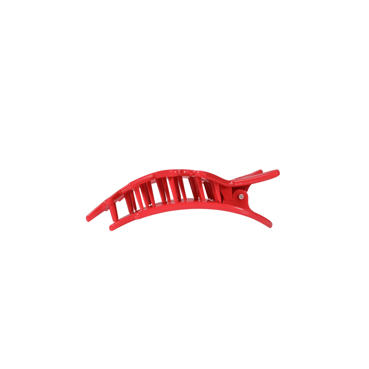TELETIES SMALL FLAT HAIR CLIP - RED SHOOTING STARS