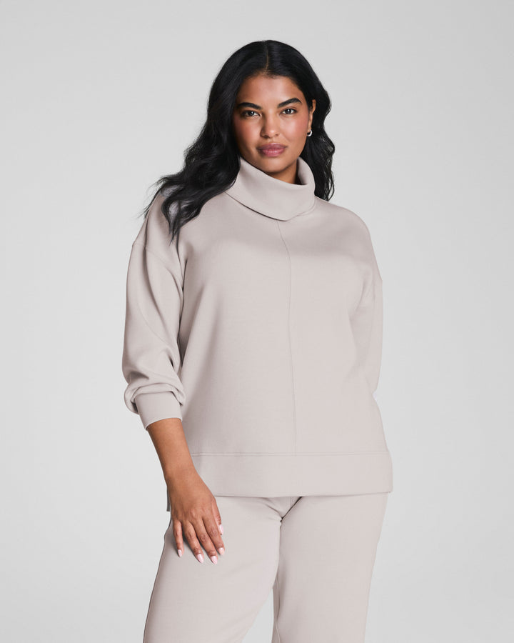 SPANX AIRESSENTIALS TUNIC SWEATER - FRENCH GREY