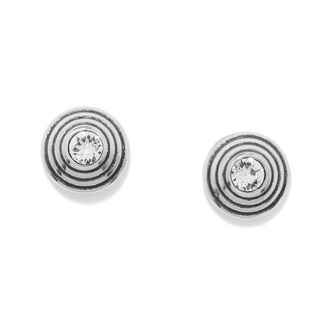 Meridian Etage II Round Post Earrings - Silver