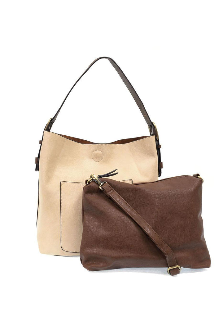 CLASSIC HOBO COFFEE HANDLE HANDBAG - CREAM