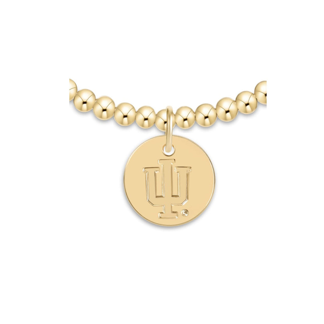 ECOLLEGIATE CLASSIC GOLD 3MM BRACELET - IU