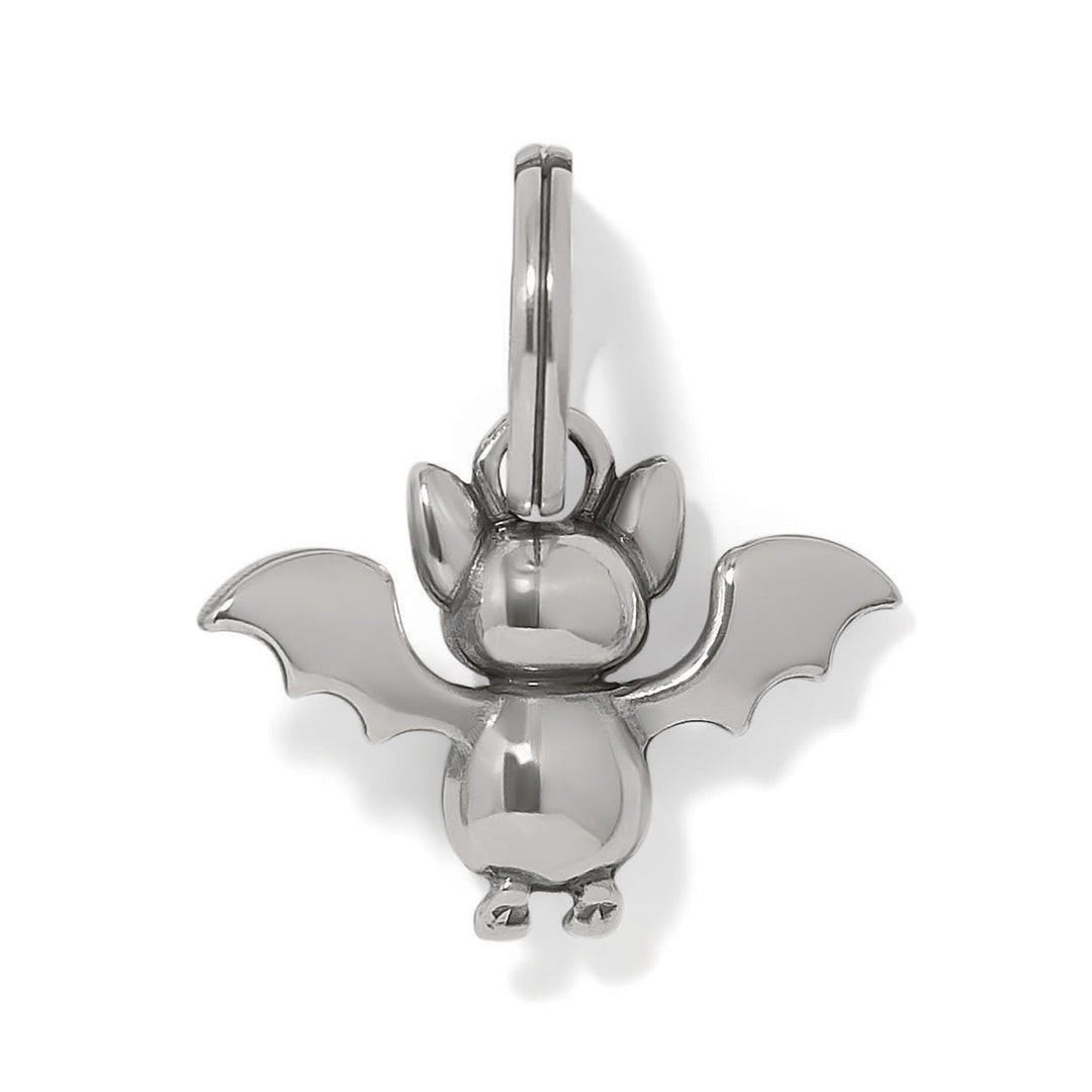 Batty Charm -Silver-Black